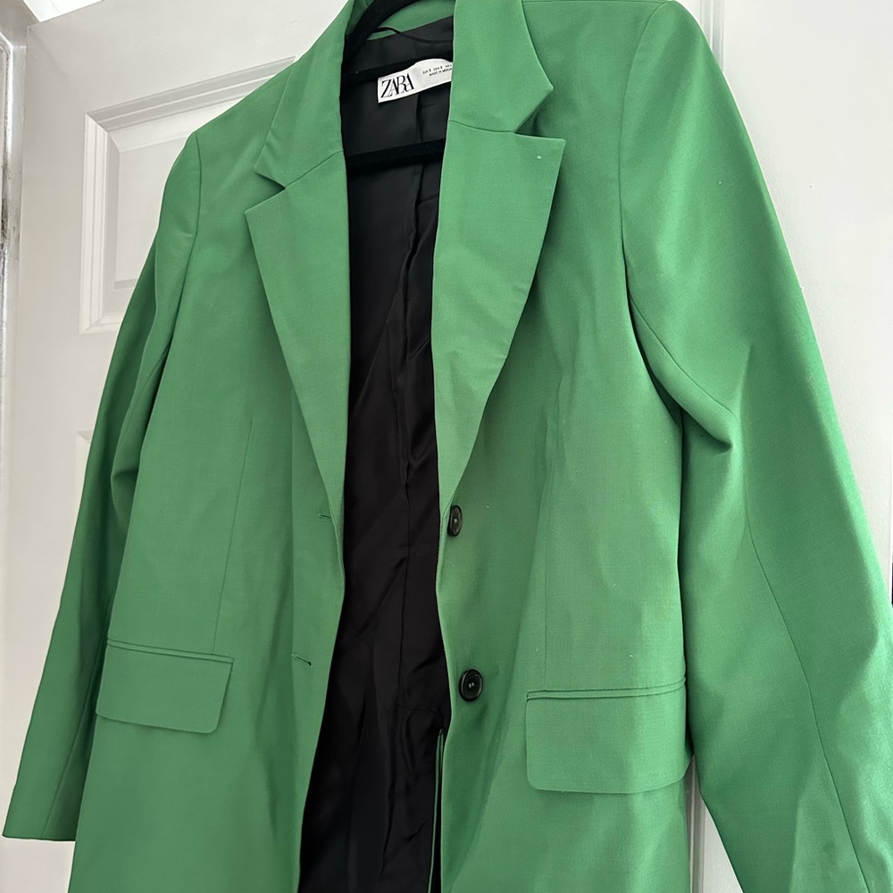 ZARA DARK GREEN BLAZER
